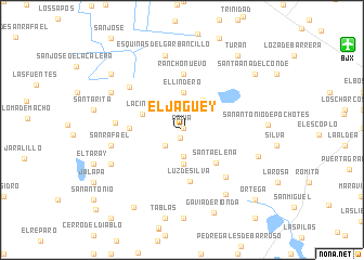 map of El Jaguey