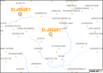 map of El Jagüey