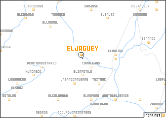 map of El Jagüey