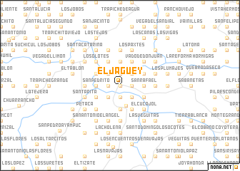 map of El Jagüey