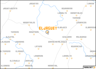 map of El Jagüey