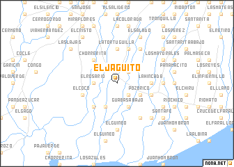 map of El Jagüito