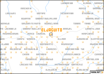 map of El Jagüito