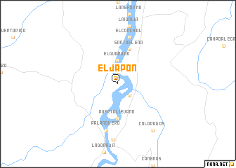 map of El Japón