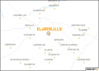map of El Jaralillo