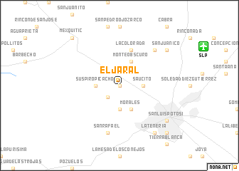 map of El Jaral