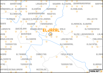 map of El Jaral