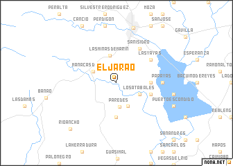 map of El Jarao