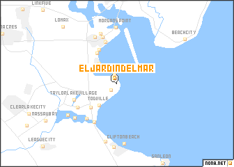 map of El Jardin Del Mar