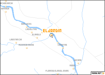 map of El Jardín