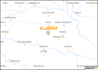 map of El Jardín