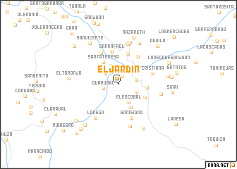 map of El Jardín