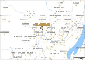map of El Jardín