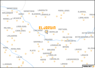 map of El Jardín