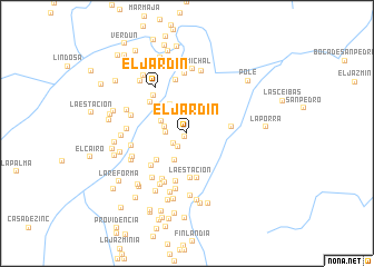 map of El Jardín