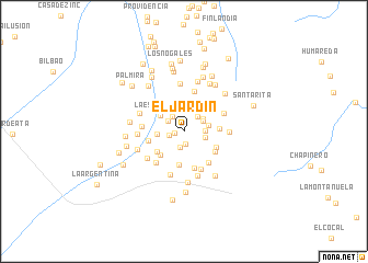 map of El Jardín