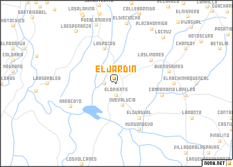 map of El Jardín