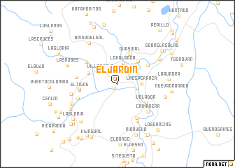 map of El Jardín