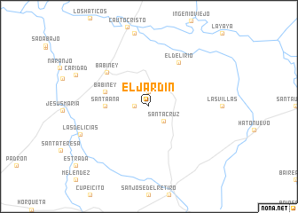 map of El Jardín