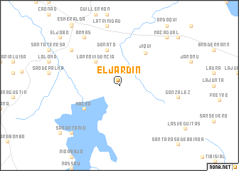 map of El Jardín