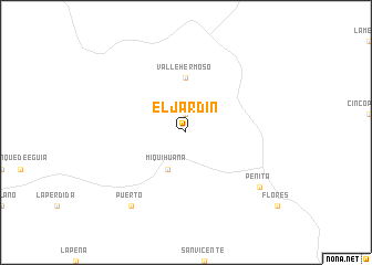 map of El Jardín