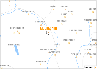 map of El Jazmin