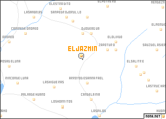 map of El Jazmín