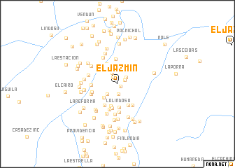 map of El Jazmín