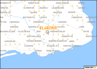 map of El Jazmín