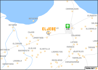 map of El Jebe