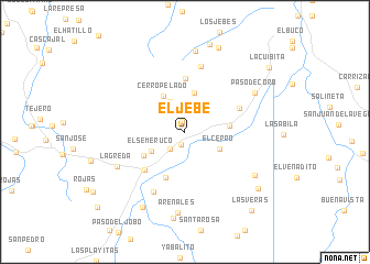 map of El Jebe