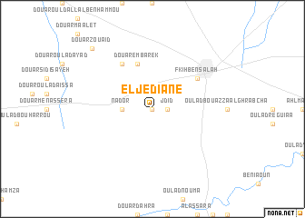 map of El Jediane
