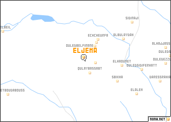 map of El Jema