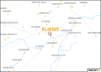map of El Jesús