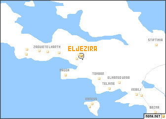 map of El Jezira