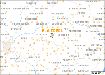 map of El Jicaral