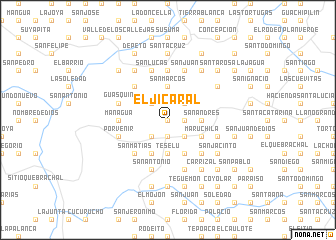 map of El Jicaral