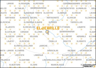 map of El Jicarillo