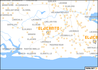 map of El Jícarito