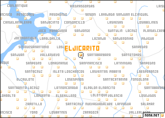 map of El Jicarito