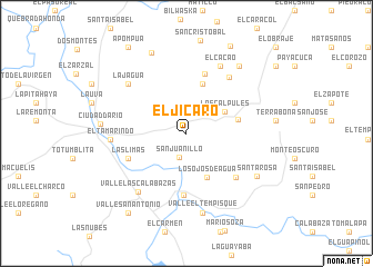 map of El Jícaro