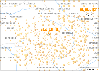 map of El Jícaro