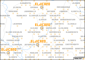 map of El Jícaro