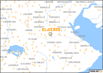 map of El Jícaro