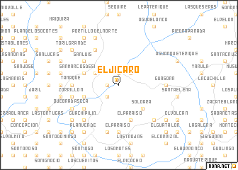 map of El Jícaro