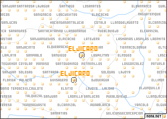 map of El Jícaro