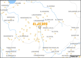 map of El Jícaro