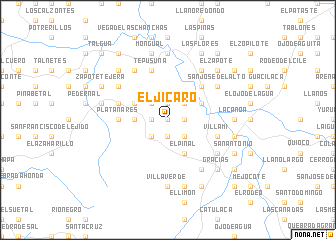 map of El Jícaro