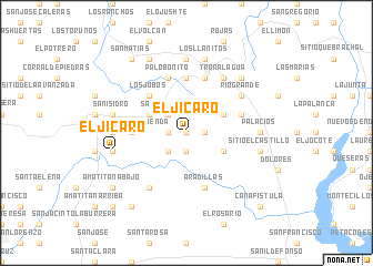 map of El Jícaro