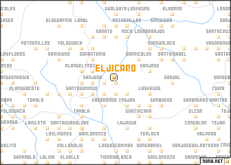 map of El Jícaro